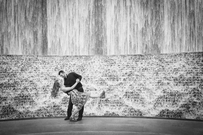 Houston Engagement Waterwall